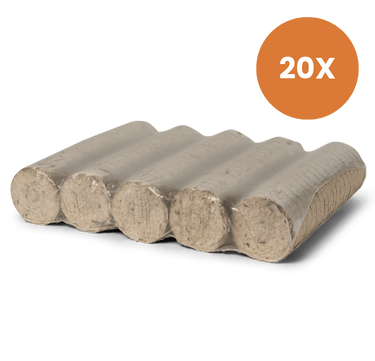 Nestro Houtbriketten — 20 × 10 kg | Hoge Warmteafgifte, Lange Brandduur