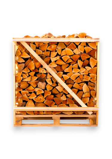 Berken Haardhout Halve Pallet (1 m³), Ovengedroogd, Direct Stookbaar