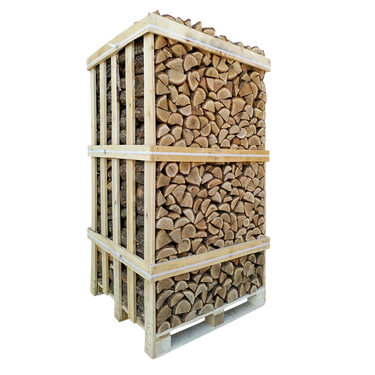 Eiken Haardhout Hele Pallet — Ovengedroogd, Lange Brandduur