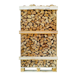 Berken-Elzen Mix Haardhout Hele Pallet — Ovengedroogd, Direct Stookbaar